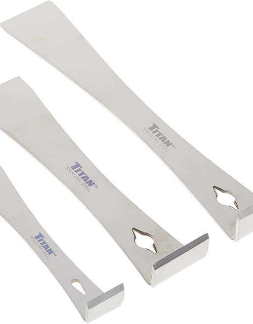 Load image into Gallery viewer, 17007 3-Piece Stainless Steel Pry Bar Scraper Set,Silver

