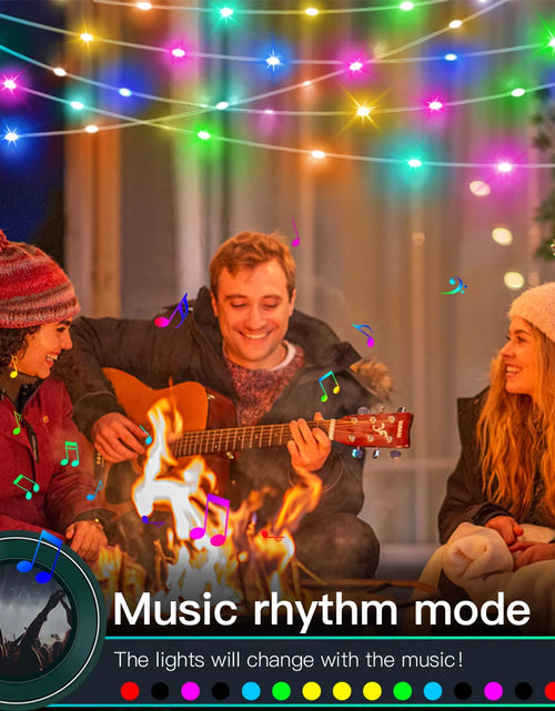 Load image into Gallery viewer, Dreamcolor RGB IC Led Strip WS2812B Smart Bluetooth Control Fairy String Lights Christmas Garland Waterproof Curtain Party Decor

