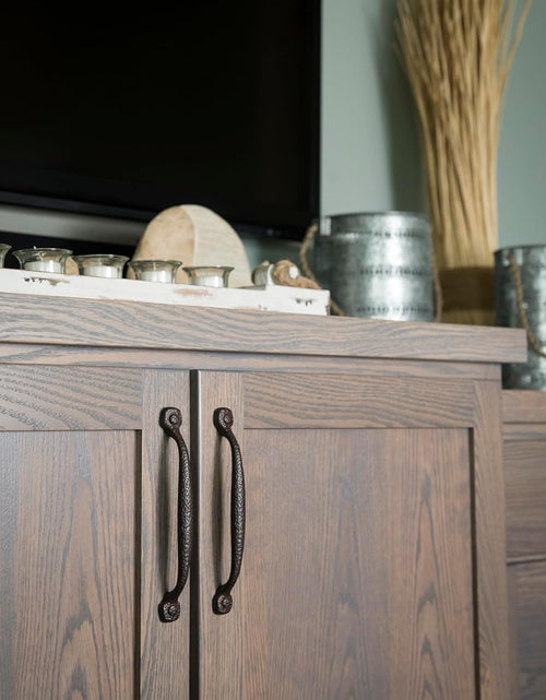 Load image into Gallery viewer, P2996-RI Refined Rustic Collection Pull, 192Mm (7-9/16&quot;) Center to Center, Rustic Iron Finish
