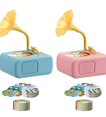 StoryTunes Junior – Children’s Phonograph Music & Story Player with 96 Learning Cards
