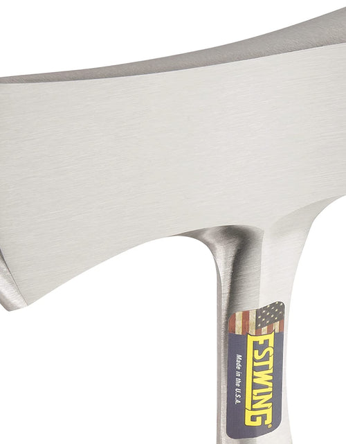 Load image into Gallery viewer, Sportsman&#39;S Axe - 12&quot; Camping Hatchet with Forged Steel Construction &amp; Genuine Leather Grip - E14A
