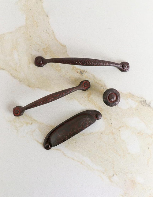 Load image into Gallery viewer, P2996-RI Refined Rustic Collection Pull, 192Mm (7-9/16&quot;) Center to Center, Rustic Iron Finish
