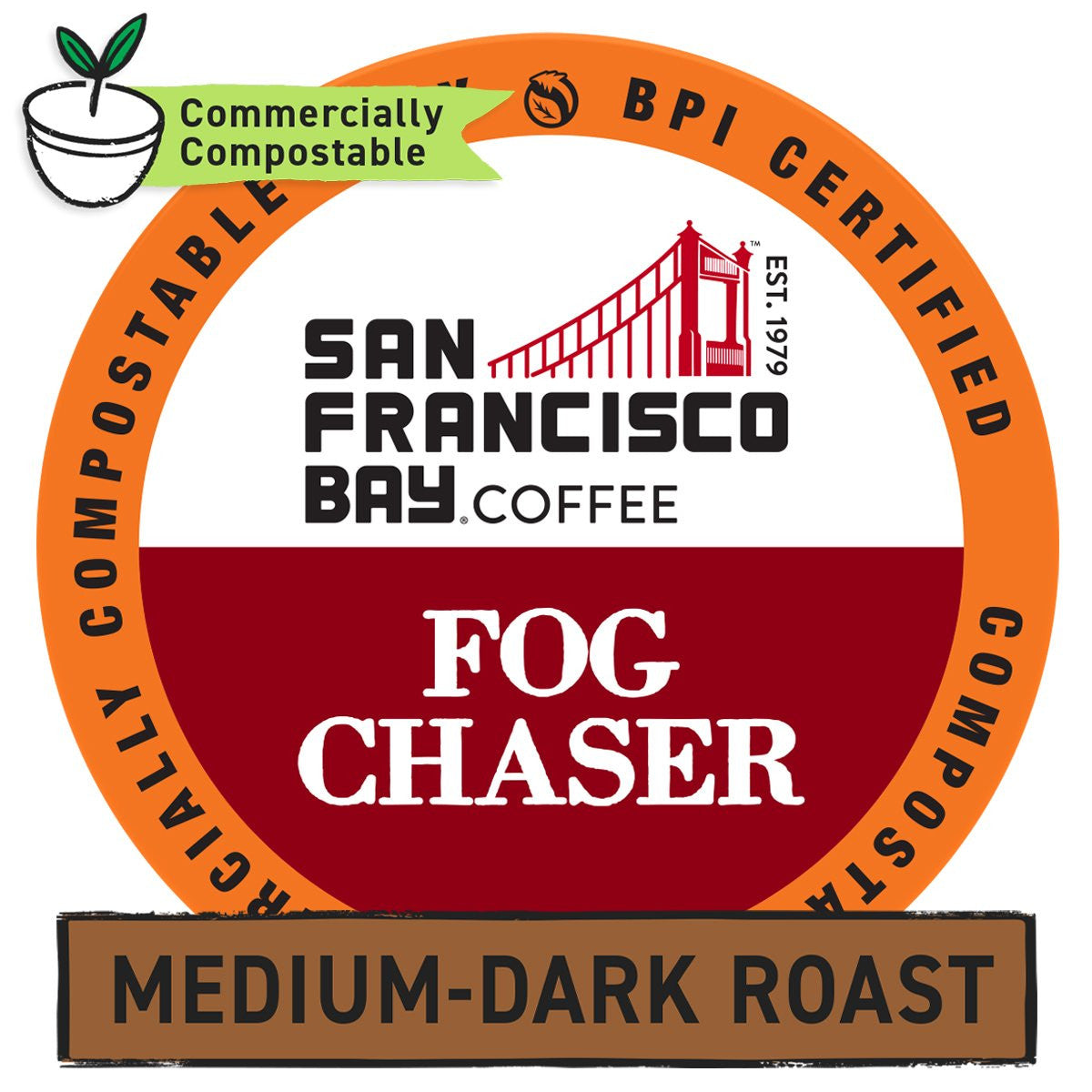 San Francisco Bay Coffee Onecup Fog Chaser (6X4.65 OZ)-3