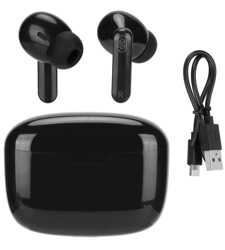 Language Translator Earbuds Multifunction 144 Languages Bluetooth Language Translator Device for Travel Shopping Black