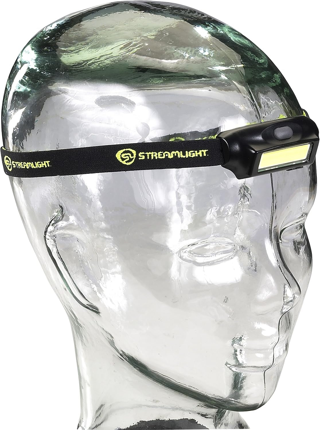 61702 Bandit 180-Lumen Rechargeable LED Headlamp with USB Cord, Hat Clip & Elastic Headlamp, White LED, Black