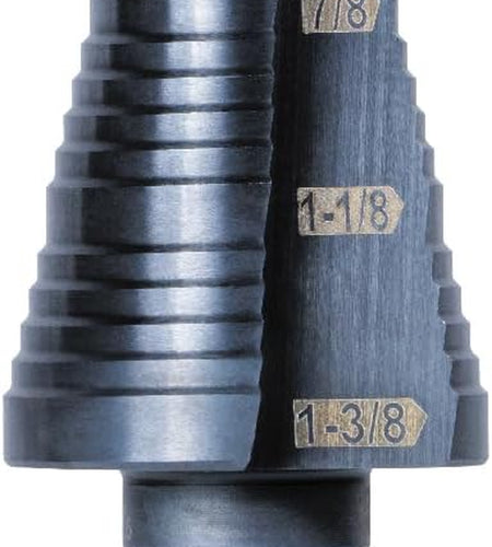 KTSB15 Step Drill Bit #15 Double Fluted 7/8 to 1-3/8-Inch