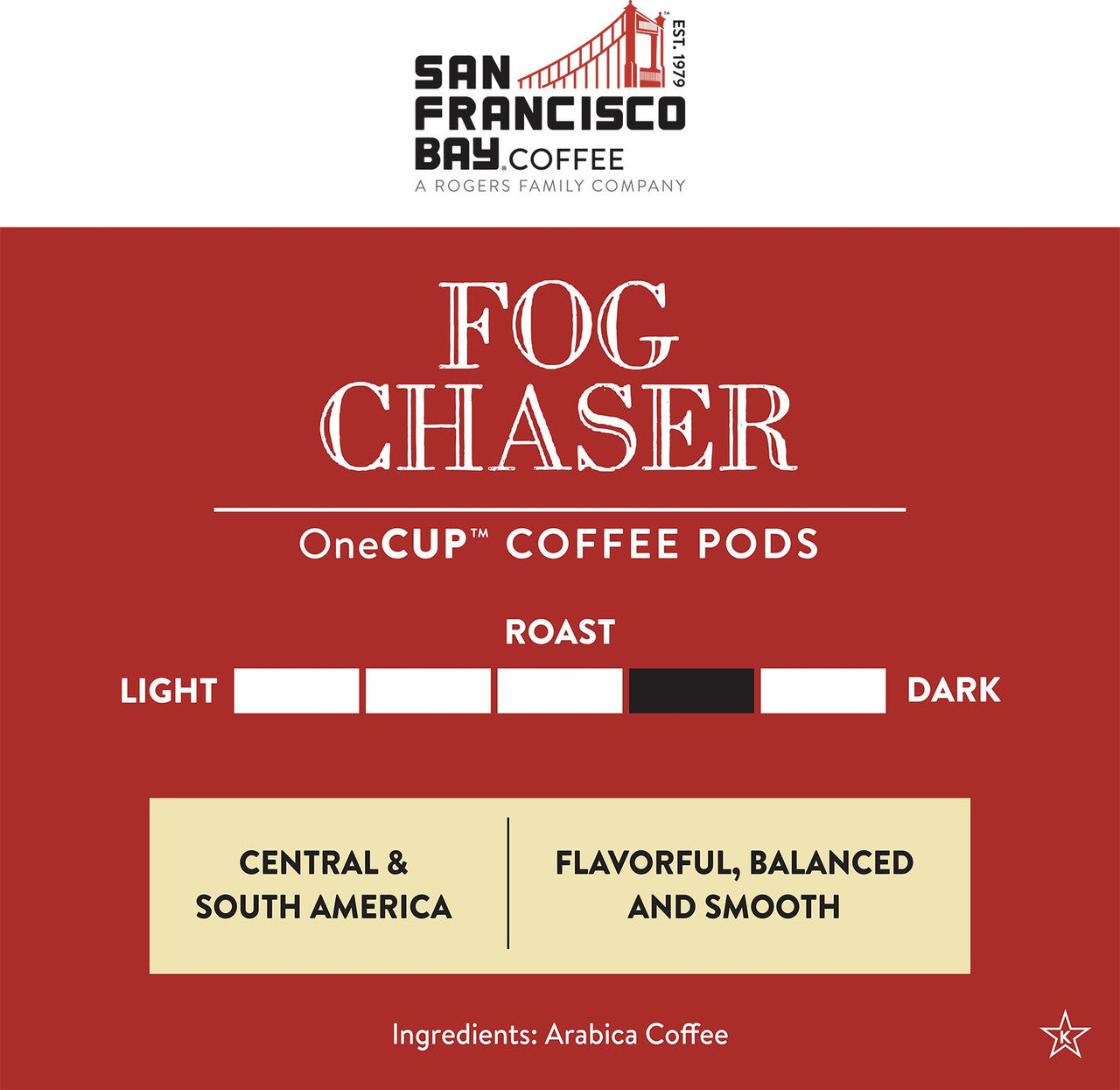 San Francisco Bay Coffee Onecup Fog Chaser (6X4.65 OZ)-4